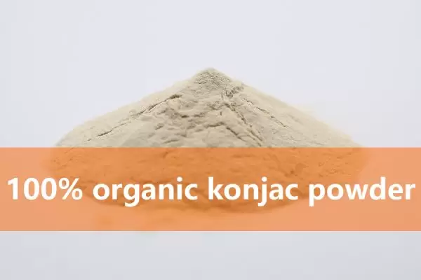 100% organic konjac Powder